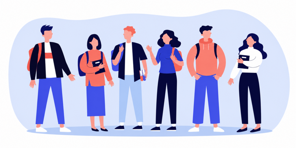 Studierende lernen sich zum Semesterstart kennen